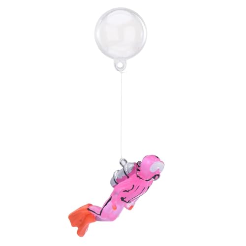 Nybhyjka Décorations flottantes pour aquarium | Boule d'entraînement en résine pour aquarium – Accessoires d'aquarium d'eau salée, jouets pour mise en page de scène, table de sable miniature