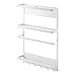 YAMAZAKI home 2560 Plate Kitchen Rack-Magnetic Storage Holder & Organizer, White