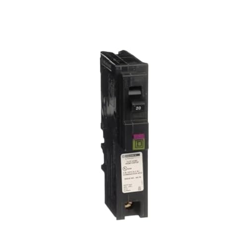 Square D - HOM120PDFC Homeline Plug-On Neutral 20 Amp Single-Pole Dual Function (CAFCI and GFCI) Circuit Breaker - Thumbnail 3