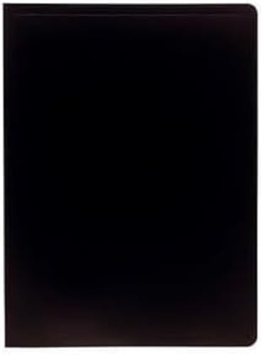 Exacompta - Réf. 8531E - Carton de 15 Protèges-documents OPAK - 30 pochettes grainées antireflet - 60 vues - pour format A4 - dimensions 24 x 32 cm - couverture en polypro souple - couleur noir