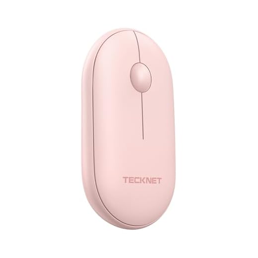 TECKNET Bluetooth Mouse, Slim Portable Wireless Mouse (BT3.0/5.0+2.4Ghz)