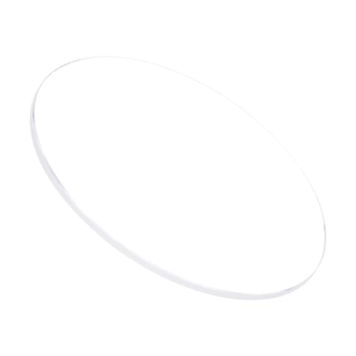 CoCud Lentille en Cristal de Verre de Montre, 26mm Diamètre 0,8mm Épais, Remplacement de Verre de Montre Minéral Ultra-Transparent Rond Plat - (Pour Réparations Bricolage d'Horloger)