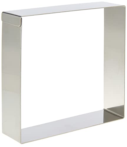 Lacor 68441 Cercle Carre pour Pâtisserie 14 X 14 cm, Argenté