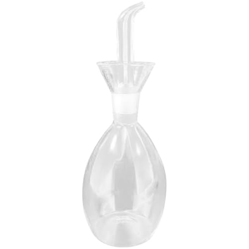 FRCOLOR Dispensador de Aceite Antifugas de Vidrio 250 Ml, Pequeña Botella para Condimentos, Aceitera y Vinagrera para Cocina, Recipiente para Salsas y Vinagre, Suministros de Cocina