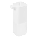 COSMEVIVI Dispensador Automático De Jabón De Manos con para Jabón Espumoso Montado En La Pared Sin Base Ideal para Baños