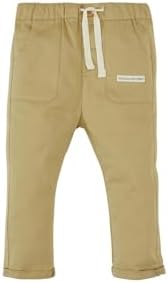 DeFacto Duble Düz Paça Cepli Bağcıklı Beli Lastikli Gabardin Pantolon Erkek Bebek - Görsel 1