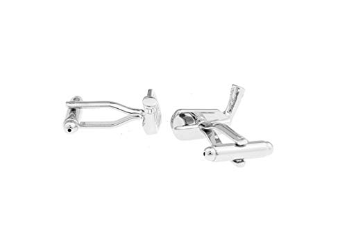 Gemelos para Hombre KnBoB Diseño Golf Club Plata miniatura 2