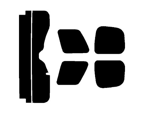 関西自動車フィルム 簡単ハードコートフィルム FJクルーザー GSJ15W リヤセット カット済みカーフィルム スモーク