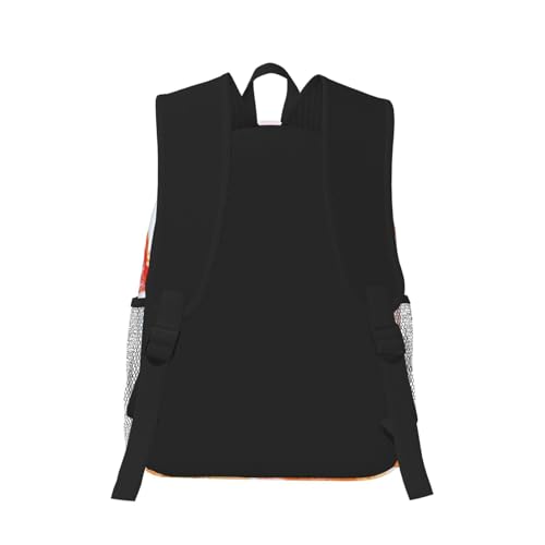 Sac à dos imprimé crevettes Glutton noir polyvalent et décontracté pour voyage - 3