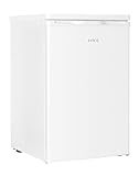 HYE 127L White Freestanding Refrigerator – Compact Under Counter Fridge with Glass Shelves, Quiet 39dB Operation & Integrated Ice Box – Energy Efficient Fridge Small Design RF01UCF127W01 [2025]