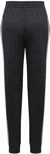 Adidas Youth Boy's 3 Sripe Fleece Jogger Pant (US, Alpha, X-Large, Regular, Black)3