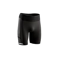 Lurbel Samba Lite Shorts, Mallas Cortas para Correr, Mallas de Hombre, Mallas de Trail Running, Mallas Transpirables. (Marengo/Gris Oscuro - M)