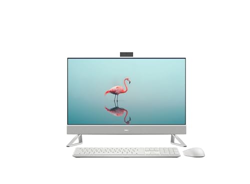 Image of Dell Inspiron 27 inch Touchscreen All-in-One Desktop PC for Work & Entertainment - Intel 10-Core 7-150U,16GB DDR4 RAM, 1TB SSD, NVIDIA MX570A, Windows 11 Pro, with dockstation