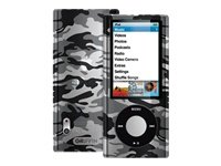 0 Griffin - Custodia per Ipod nano 5g Silicone mimetica guscio decorato rosso / trasparente e nero