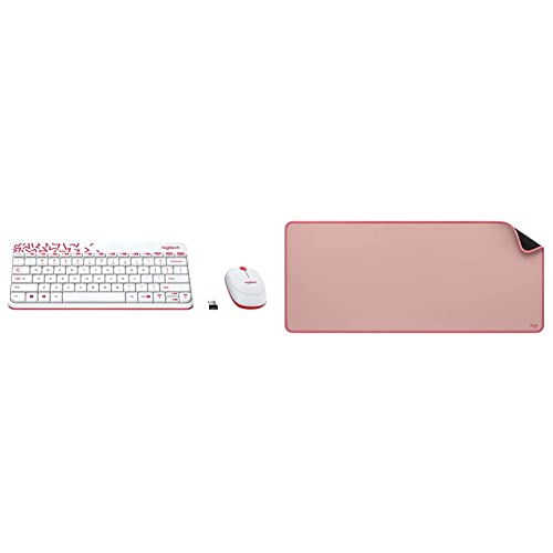 Image of Logitech MK240 Nano USB Wireless Keyboard and Mouse Set, 12 Function Keys 2.4GHz Wireless, 1000DPI,S