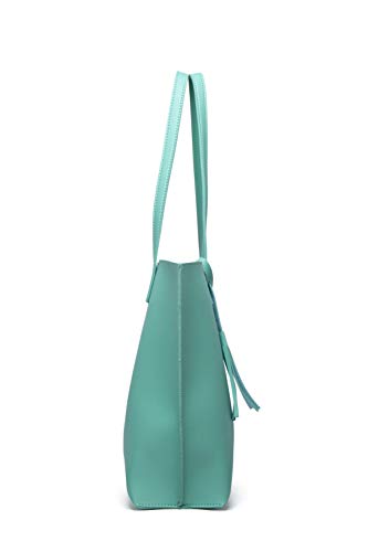 Image of Dreubea Women's Soft Faux Leather Tote Shoulder Bag from, Big Capacity Tassel Handbag