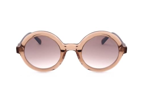 Moncler Sunglasses ML 0261 57G Beige/Brown Mirror2