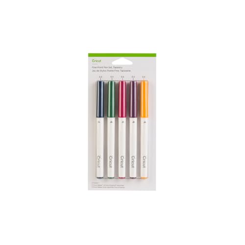Cricut Fine Point Pen Set, Tapestry, Multicolor, 5 Pack