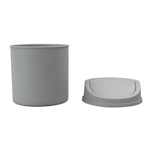 Caneca plástica pequeña de 0.7 galones con tapa abatible miniatura 3