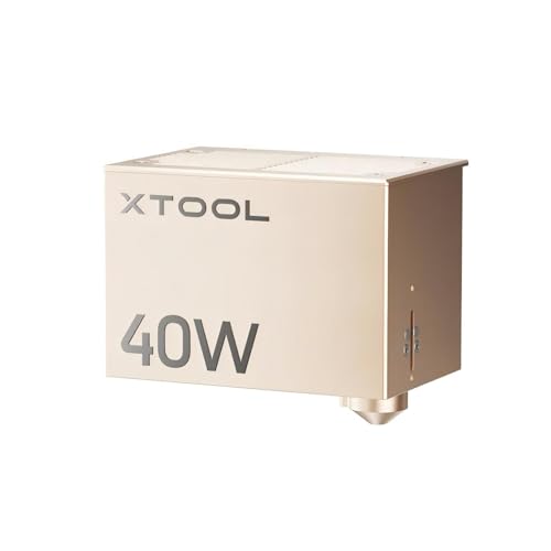 xTool S1 40W Laser Module for xTool S1 Laser Engraver, Laser Module Laser Output 40W (40000mW), High Power Cutting Efficiency, 18mm Wood, One-Pass Cut
