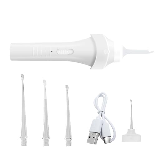 Kit de Eliminación de Cerumen - Herramienta Eléctrica de Limpieza de Oídos con Luz LED Segura,Artículo De Cuidado Personal Para Picor Y Audición Obstruida En Casa Y Viaje
