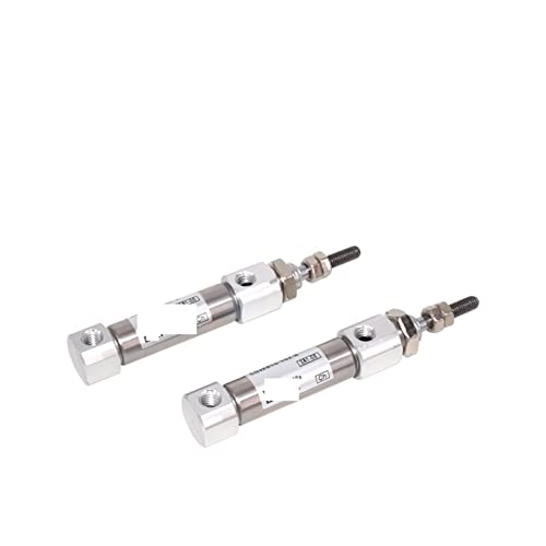 Cilindro neumático CDJ2B de doble acción y doble vara con vástago de 10mm 4