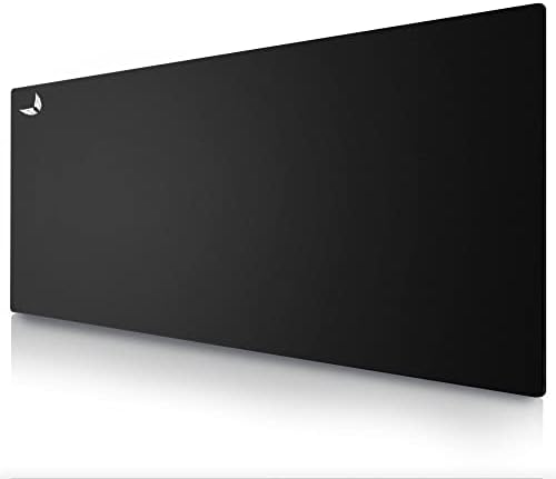 GoLite Gaming Oyuncu Gamer Mouse Pad 700*300*3mm, Kaymaz Taban Uzun ve Büyük Boy XLarge Ofis Tipi Mouse Ped, Fare Altlığı, Düz Masa Koruyucu Klavye Altı MousePad 70x30 Cm (Siyah)