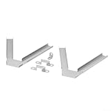 [Multiuso: per spazi angolari, questo hardware supporta vari progetti fai da te per ottimizzare lo stoccaggio in tutta la casa.