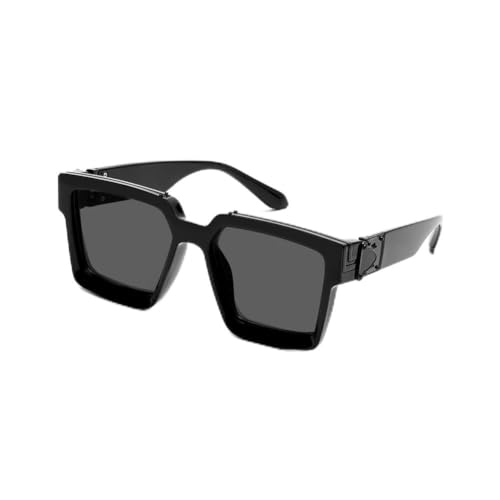 frissin Gafas de sol de lujo retro negras millonarias...
