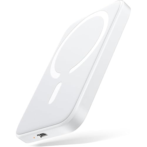 Power Bank para MagSafe, Magnético Batería Externa Carga Rapida Cargador Portátil para iPhone 16/15/14/13/12 Mini/Plus/Pro/Pro MAX