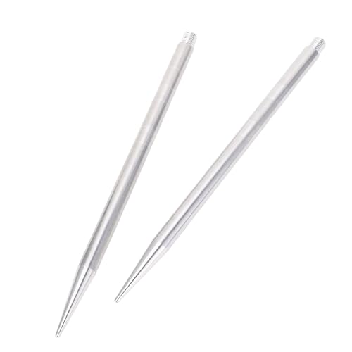 BONKZEBU Anclaje de Tierra de Antena de Aleación de Aluminio Rosca M10 Estable para Antenas Verticales de Onda Corta 12 Ma 12 GP20 2 Piezas para Recepción de Señal Mejorada