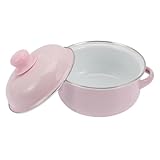 Format familial : sa capacité est idéale pour préparer des repas pour toute la famille, adaptée à diverses situations culinaires, petite casserole à soupe, ustensiles de cuisine robustes en émail