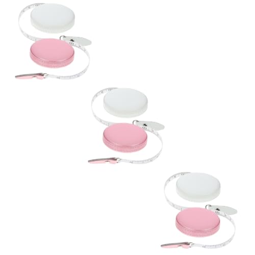 Cinta métrica retráctil de PU pack de 6 cintas portátiles Uonlytech para costura y cuerpo