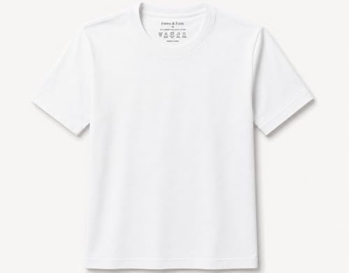 Forms & Folds Men's 100% Cotton Crew Neck T-Shirt 180 GSM Regular Fit Premium Tee – Everyday Short Sleeve by Forms & Folds - Used condition - Image 5