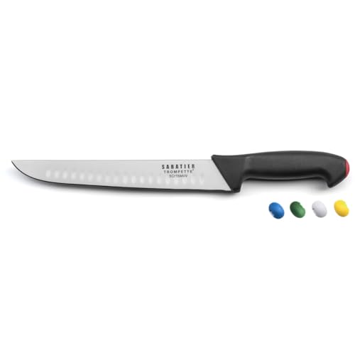SABATIER TROMPETTE Pro Tech - Couteau de boucher avec alvéole 25cm