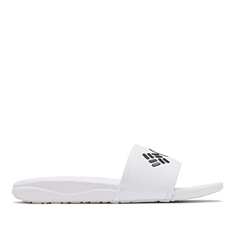 Columbia Women's Slide, White/Black, 8