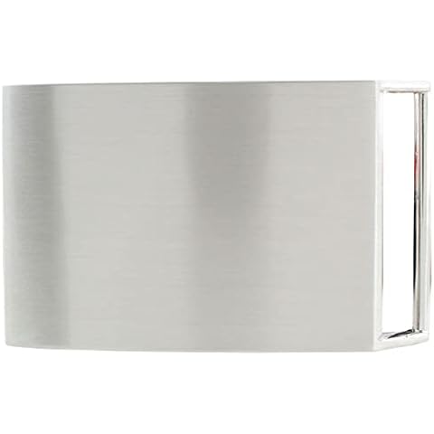 BELTINGER Gürtelschnalle 4,0 cm | Buckle Wechselschließe Gürtelschließe 40mm Massiv | Wechselgürtel bis 4cm | Silber Cover