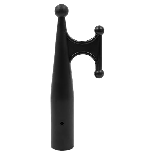 Sarini Boat Hook Replacement,Nylon Mooring Boat Hook Head Replacement,Durable Plastic Pole Hook Fits in Screw Thread Metal Rod Push Pole End for Docking Boats/Rafts/Kayaks
