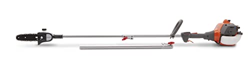 Husqvarna 128PS Gas Powered Pole Saw, 28-cc 2-Cycle Engine, 8-Inch Bar with 2.5-Feet Extension for up to 12-Feet Reach, Attachment Capable