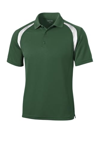 Image of SPORT-TEK Men's Dry Zone Colorblock Raglan Polo