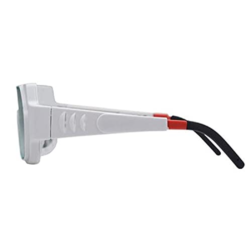 MOOKEENONE Óculos de proteção para olhos soldador com lentes escuras automáticas movidas a energia s