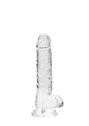 Shots - Realrock 7 18 Cm Realistic Dildo With Balls - Transparent 232 Ml Shots - Realrock 7 18 Cm Realistic Dildo With Balls - Transparent 232 Ml