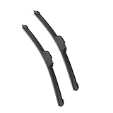 Escobillas 2 Piezas Repuesto Goma Limpiaparabrisas Delantero 22' + 20' Para Chrysler Para Crossfire 2002-2008 Volante Derecha Accesorios Ventanas Delanteras(Type B 2220)