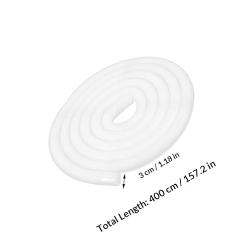 HOLIDYOYO 自己粘着フォームシールストリップ 保温剥離シール 発泡スチロール素材 直径3cm キャビネット 冷凍庫 ボート用 [2]