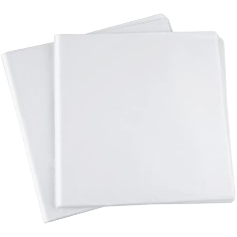 MIAHART 80 Sheets White Tissue Paper for Gift Wrapping Cover