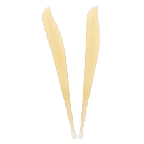 Didiseaon 2pcs Gentle Soft Ear Spoon Removal Tool for Boys and Girls Adults Portable Ear Cleaning Device Ergonomic Design