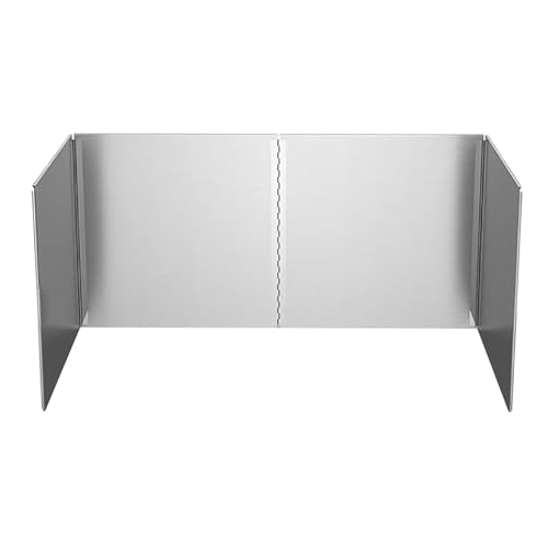 Protector contra salpicaduras de acero inoxidable, protector plegable contra salpicaduras de grasa y protección antisalpicaduras para protección de sartenes de cocina