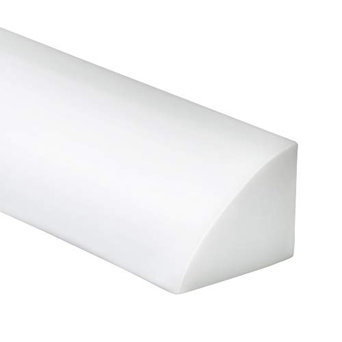 Duzzy 118 Inch Corner Water Strip Dam, Water-Blocking Self-Adhesive Baffle for Suitable for The Gap Between the Shower Kitchen Countertop Sink and Cooktop