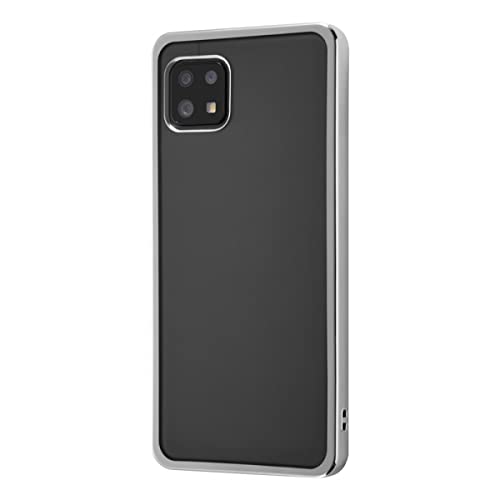 Amazon.co.jp: AQUOS sense6 TPUソフトケース メタリックフレーム