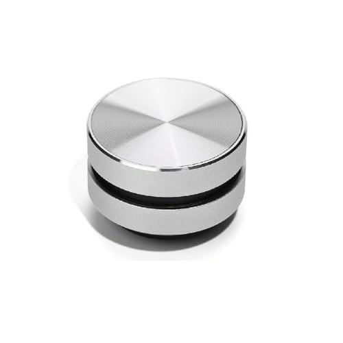 Bluetooth Mini Speaker Bone Conduction Portable Wireless Speaker Stereo Bass Sound Creative Portable Speakers Mini Size Music Player for Home Outdoor Travel (Silver)
